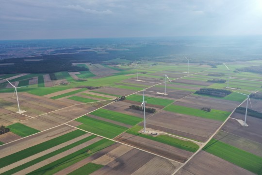 All wind turbines are erected at Zalesie Wind Farm