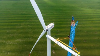 GE и EuroCape начали монтажные работы на Запорожской береговой ветроэлектростанции в Украине